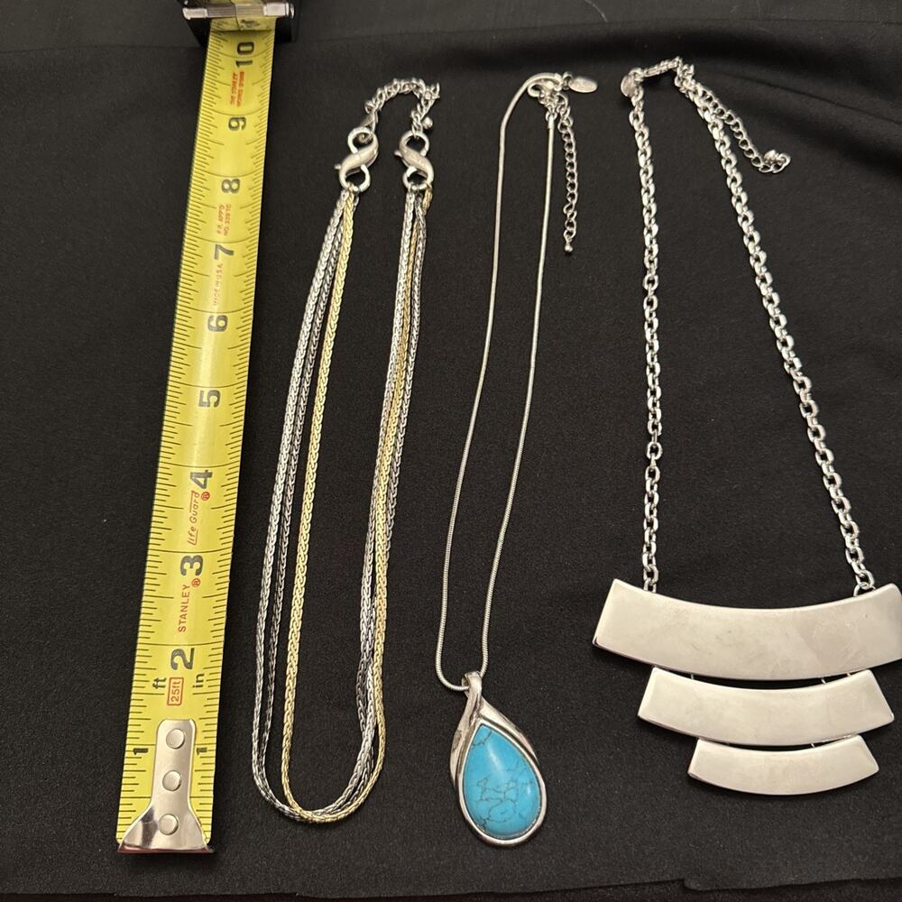 Lia Sophia Lot Of 3 Necklaces